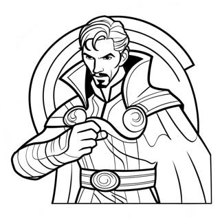 Doctor Strange Coloring Page | Doctor Strange coloring page