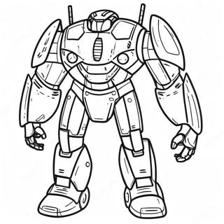 Pacific Rim Jaeger Robot Coloring Page | Pacific Rim coloring page