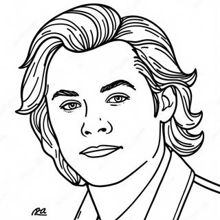 Harry Styles Coloring Page | Harry Styles coloring page