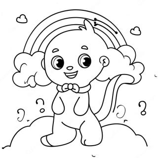 Rainbow Friends Yellow Character Coloring Page | Rainbow Friends Yellow coloring page