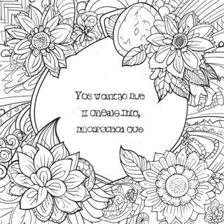 Inspirational Quote Coloring Page | Quote for Adults coloring page
