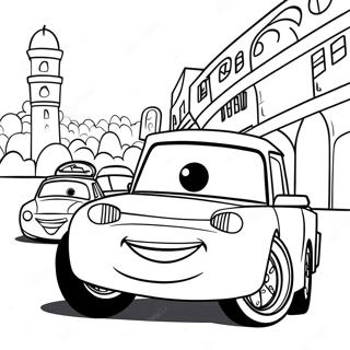 Cars 2 Coloring Page | Cars 2 coloring page
