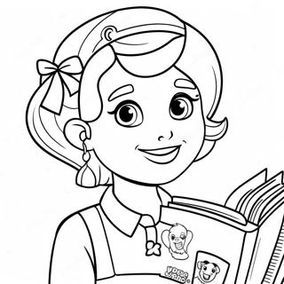 Diários De Um Nerd Páginas para Colorir