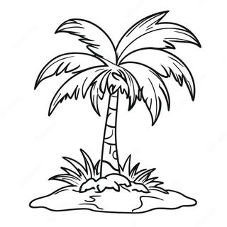 Palmbomen Kleurplaten