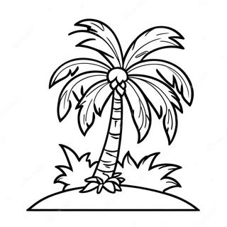 Palmträd Målarbilder