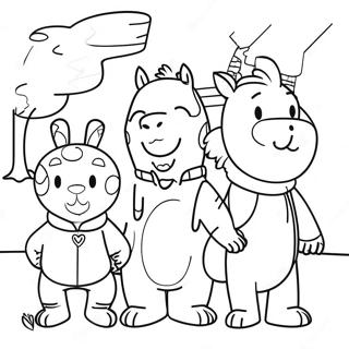 Arthur and Friends Adventure Coloring Page | Arthur coloring page