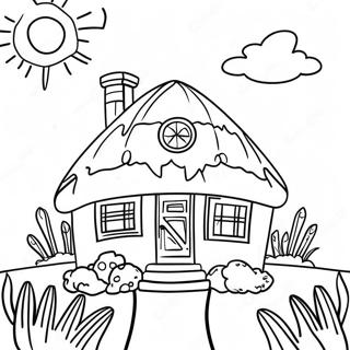 Klein Huis Op De Prairie Kleurplaten