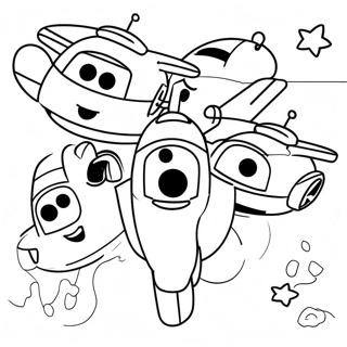 Super Wings Coloring Pages