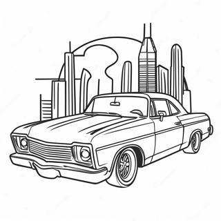 Lowrider Coloring Pages