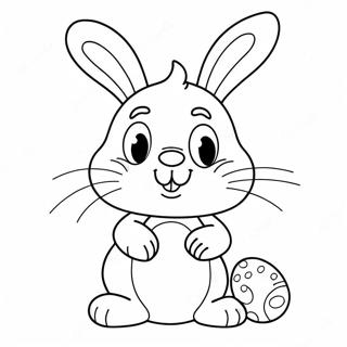 Full Size Easter Bunny Coloring Page | Full Size Easter Bunny coloring page
