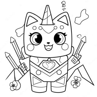 Unikitty Coloring Page | Unikitty coloring page