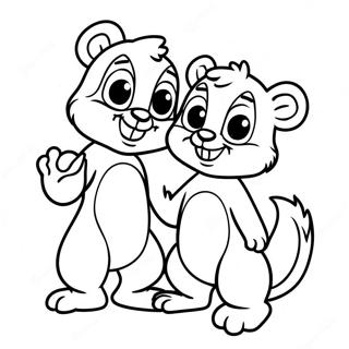 Chip Und Chap Malvorlagen