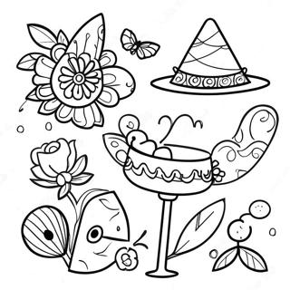 Fiesta Kleurplaten
