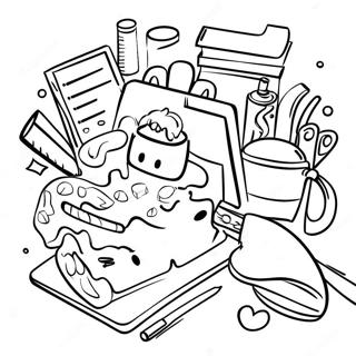 School's Out Fun Activities Coloring Page | School's Out coloring page