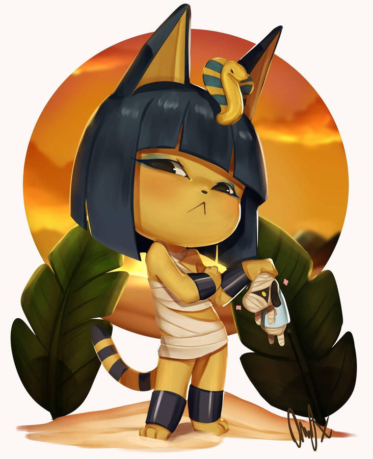 [100+] Papéis De Parede De Ankha Animal Crossing | Wallpapers.com