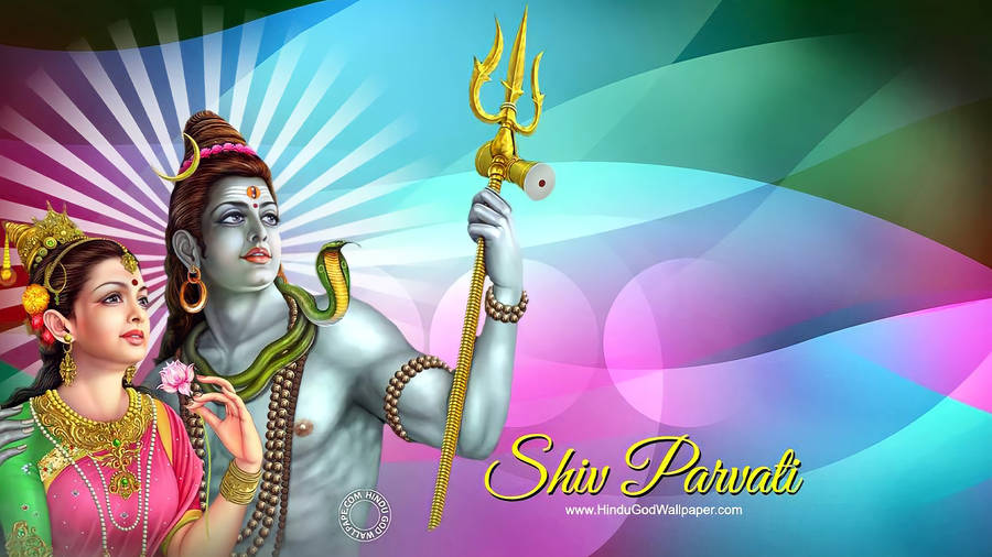 A Match Made in Heaven: Stunning Shiv Parvati HD Wallpapers for Love and Devotion.