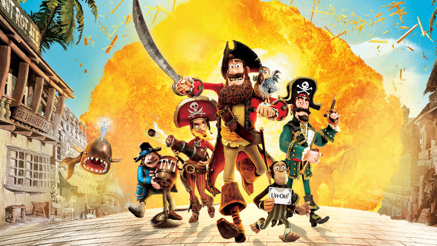 Пираты в стране овощей. The Pirates! Band of Misfits.