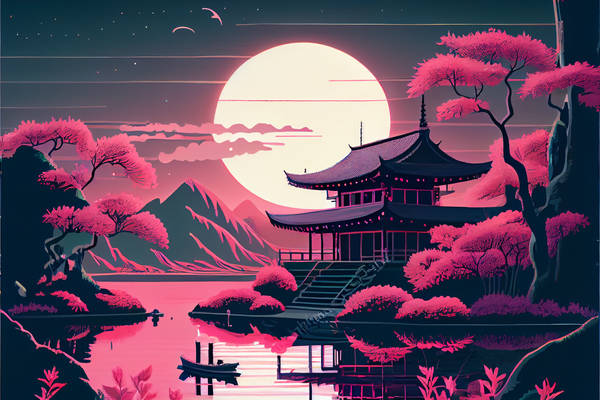 Downloaden Erlebensie Die Nostalgie Des 8-bit Japans Wallpaper ...