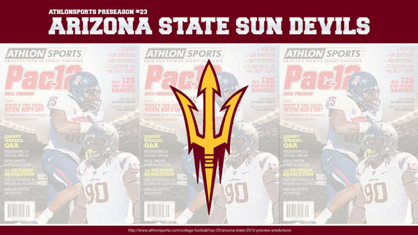 Download Yellow Arizona State University Poster Wallpaper | Wallpapers.com