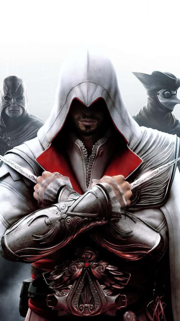 Download Explore The Depths Of The Animus With Assassins Creed On Iphone Wallpaper