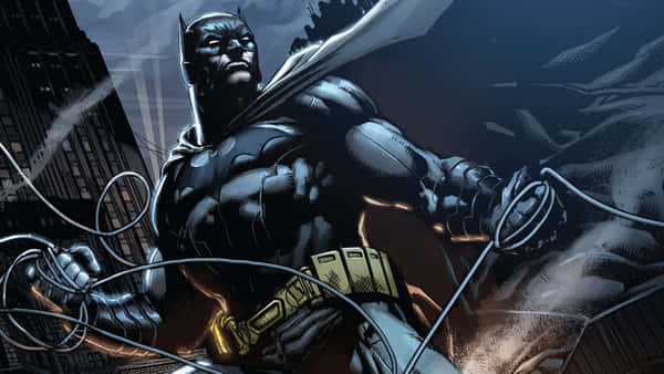 Download Batman finds his way on a dark and mysterious night Wallpaper ...