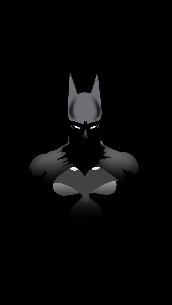 Download Minimalist Batman Dark iPhone Wallpaper | Wallpapers.com