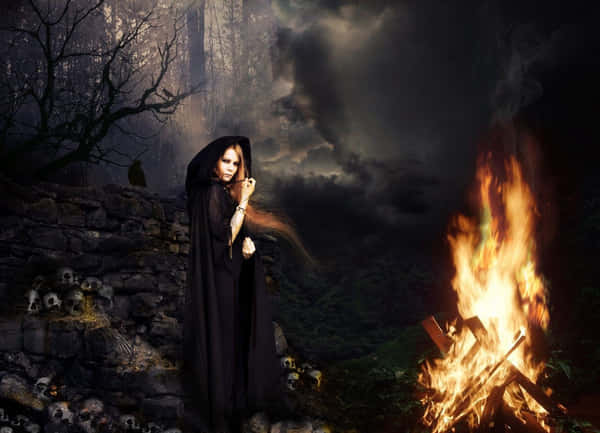 Download Feel the Mystical Magic with Black Magic Woman Wallpaper ...