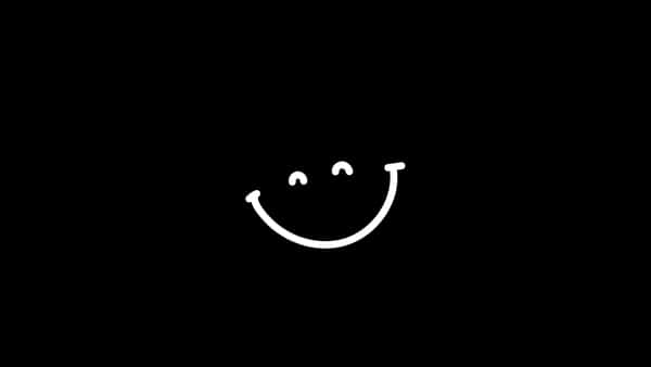 Download Black Smile Emoticons Wallpaper | Wallpapers.com