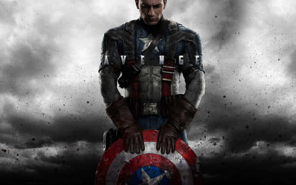 Download Strike A Heroic Stance With Captain America Cool Wallpaper 