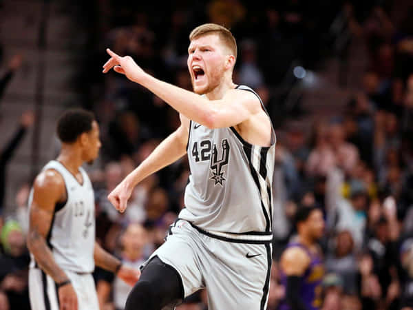 Download Davis Bertans In Action During A Recent NBA Game Wallpaper ...