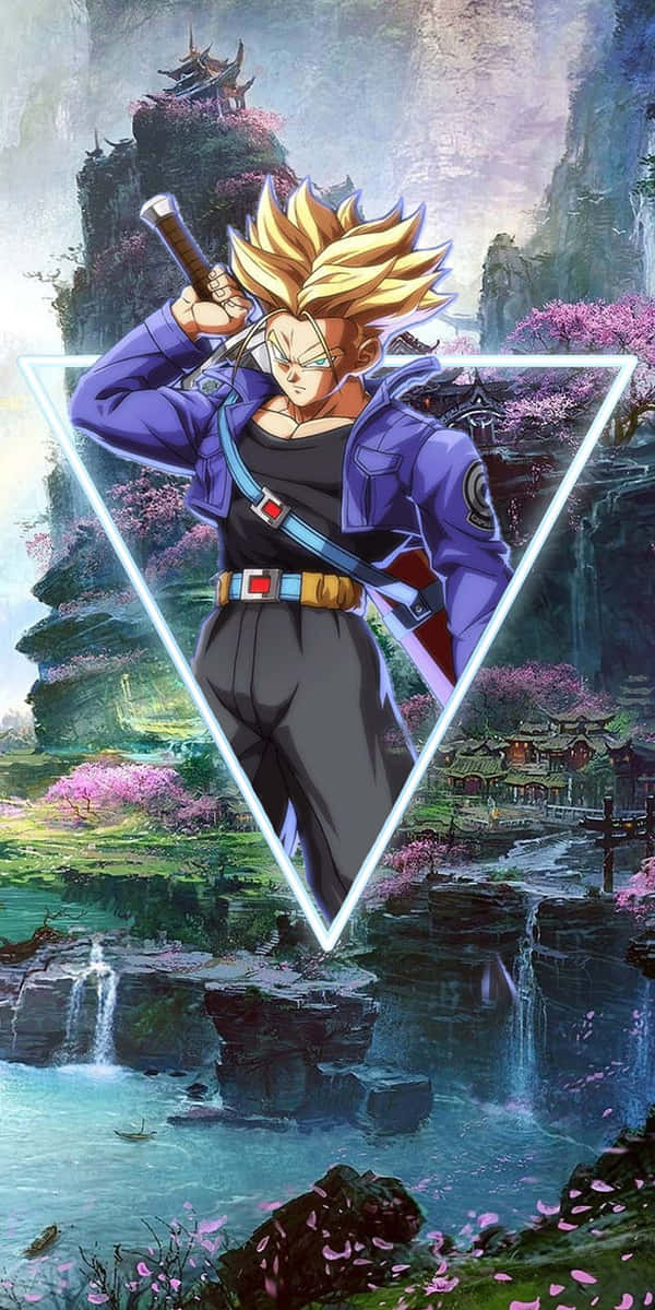 Download Trunks A Saiyan Half Warrior From The Popular Anime Series Dragon Ball Z Wallpaper