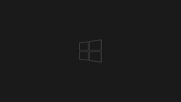 Descargar fondos de Logotipode Windows 10 Hd En Negro | Wallpapers.com