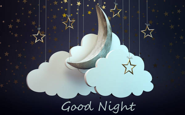 Download Good Night Blue House Wallpaper | Wallpapers.com