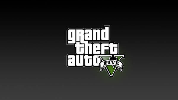 Download Grand Theft Auto V Logo Tapet Wallpaper | Wallpapers.com