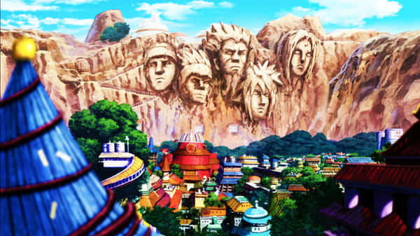 Download Konohagakuren Hidden Leaf Village Five Hokage Faces Wallpaper ...