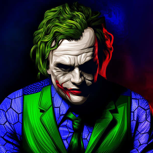 Download Joker Pfp Face Close Up Wallpaper | Wallpapers.com