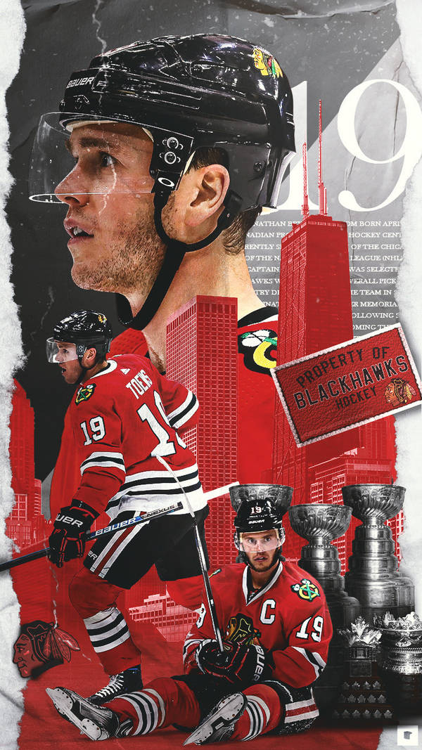 Download Chicago Blackhawks Jonathan Toews Poster Wallpaper ...