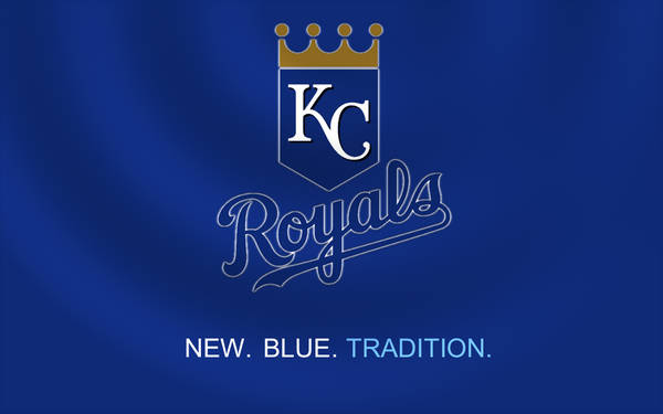 Download Kansas City Royals Blue Background Wallpaper | Wallpapers.com