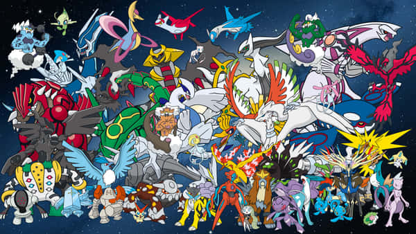 Download Flying Lugia Legendary Pokemon Picture | Wallpapers.com