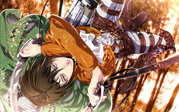 Download “levi Ackerman Leader Of The 104th Survey Corps” Wallpaper 7964