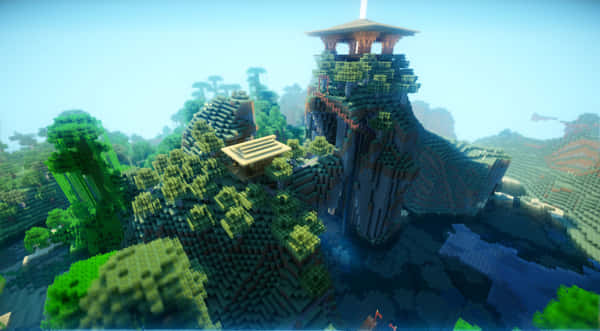 Download Forge Your Own Path in Minecraft With Shaders Wallpaper ...