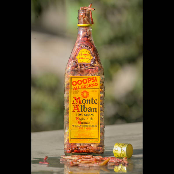 Download Monte Alban Mezcal Tequila Vintage Label Wallpaper