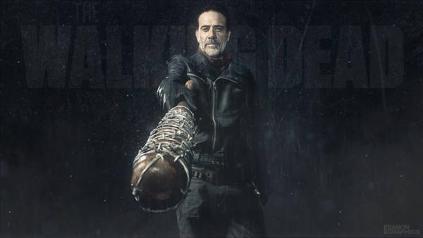 Download Negan Glutton For Punishment Wallpaper | Wallpapers.com