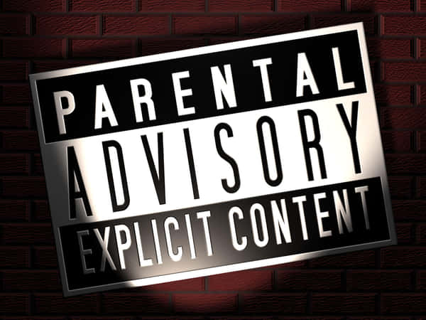 Download Parental Advisory Colorful Wallpaper | Wallpapers.com