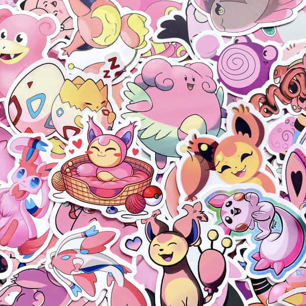 Download Exciting Collection of Pokemon Stickers Wallpaper | Wallpapers.com