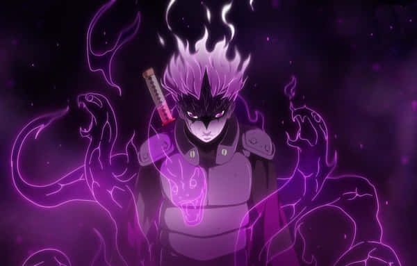 Download Purple Anime Demon Slayer Wallpaper | Wallpapers.com