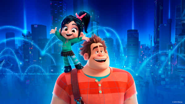 Download Two Main Characters Ralph Breaks The Internet Wallpaper ...