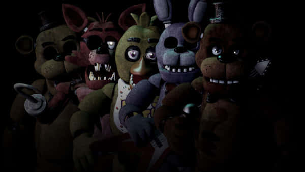 Download Scary Fnaf 1920 X 1080 Wallpaper Wallpaper | Wallpapers.com