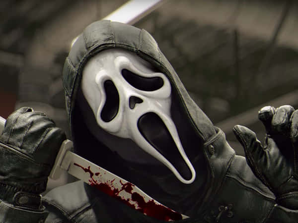 Download Scream Ghostface Wearing A Sox Baseball Cap Wallpaper ...