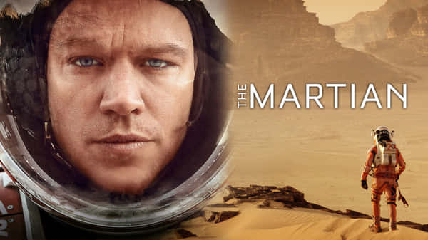 Download Matt Damon as Mark Watney standing on the harsh Martian ...